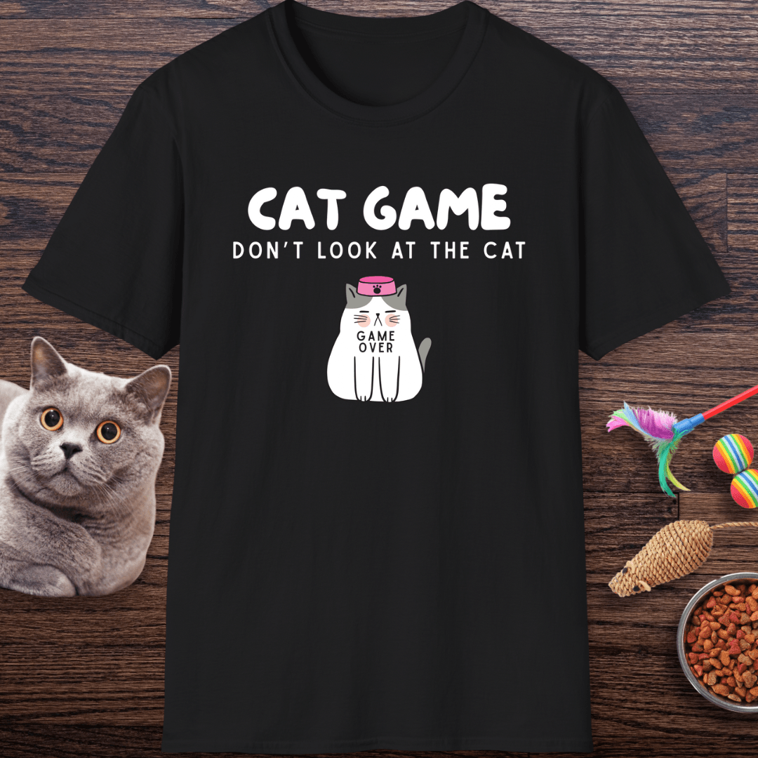 Cat Game (Don’t Look) T-Shirt
